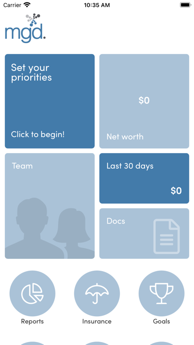 MGD Wealth Screenshot