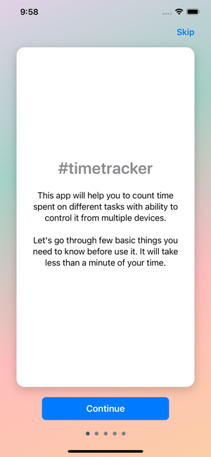 ‎#timetracker Screenshot