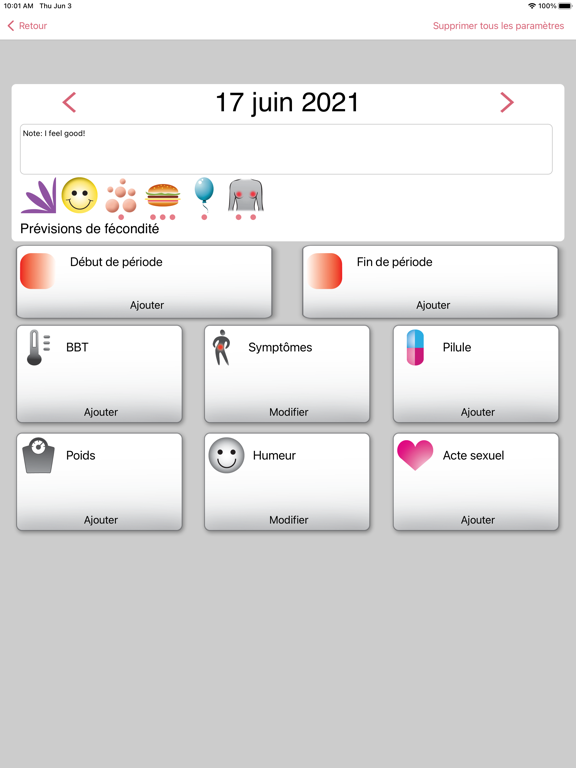 Screenshot #6 pour WomanLog Calendrier des règles