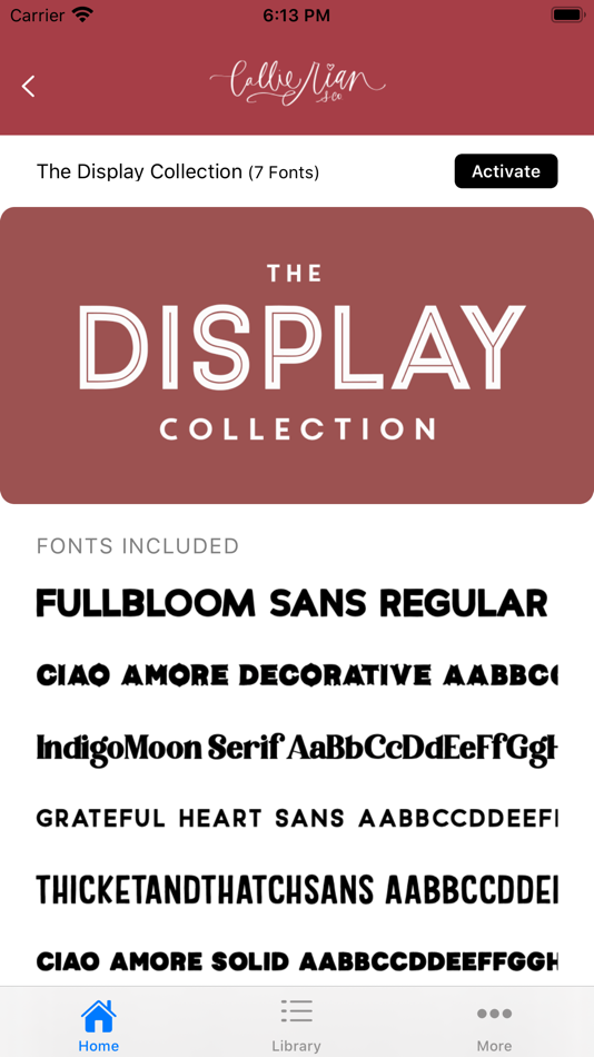#2. Fonts by Callie Rian & Co. (iOS) 由: Mister Retro