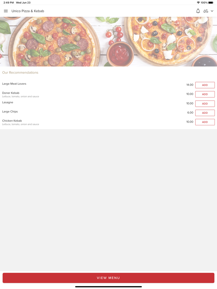 Unico Pizza and Kebab