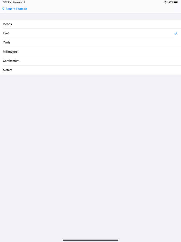 Square Footage Assistant