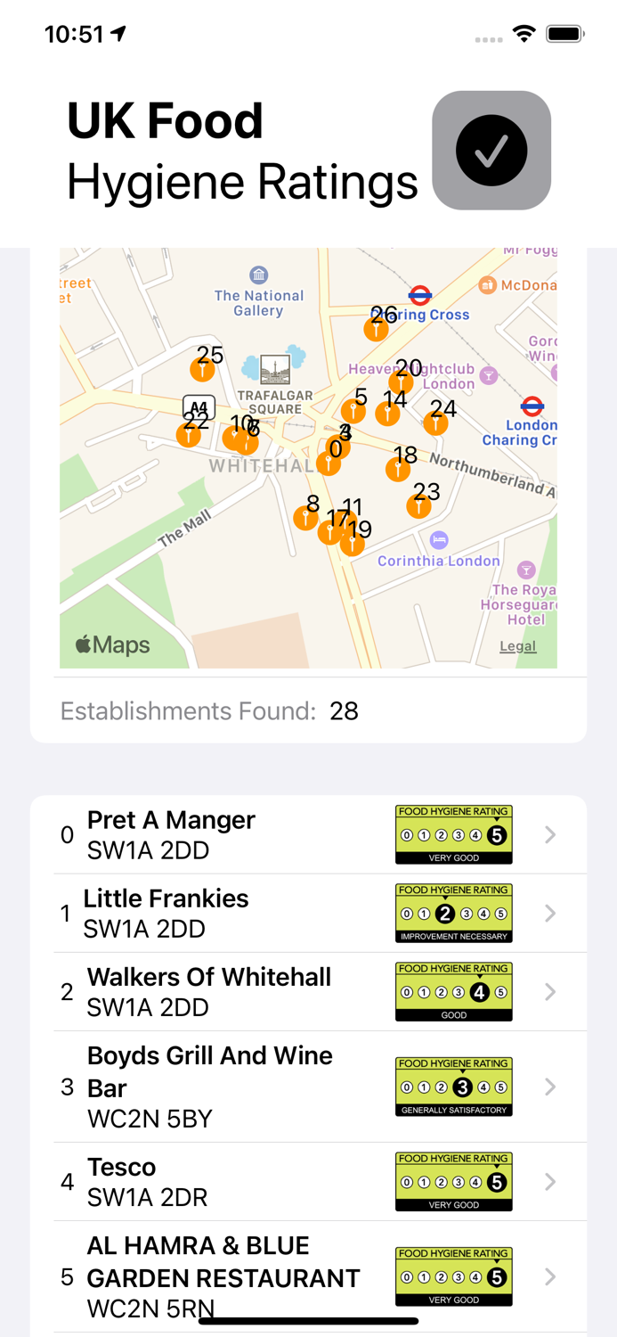 UK Food Hygiene Ratings Pro