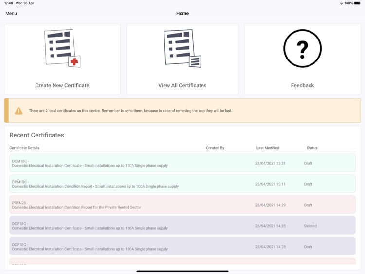 NICEIC Cert screenshot-6
