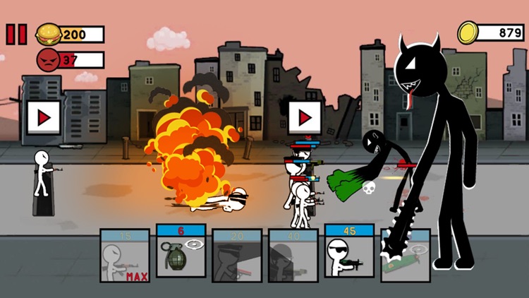 Stickman Army: World War Fight screenshot-3