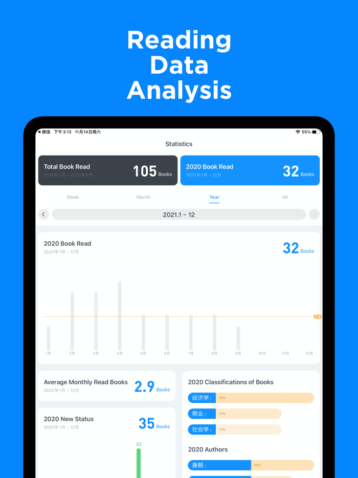 滴墨书摘 - 读书习惯养成，阅读打卡签到