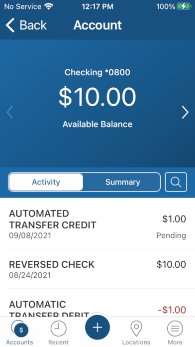 First State Business eBanking Screenshot