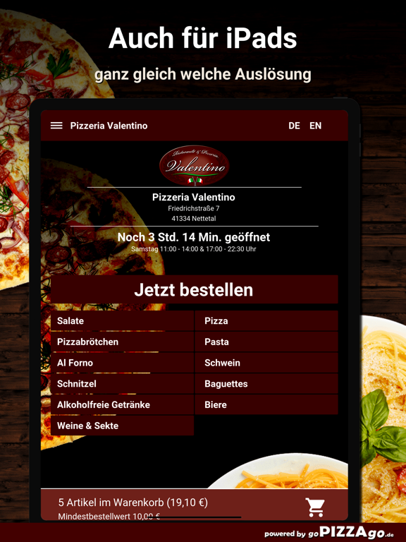 Pizzeria Valentino Nettetal screenshot 7