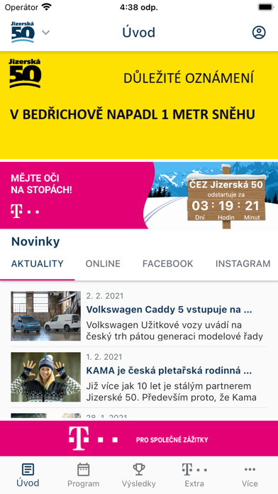 Jizerská 50 Screenshot