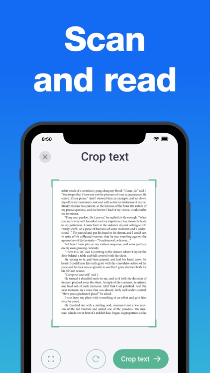 Natural text to speech reader