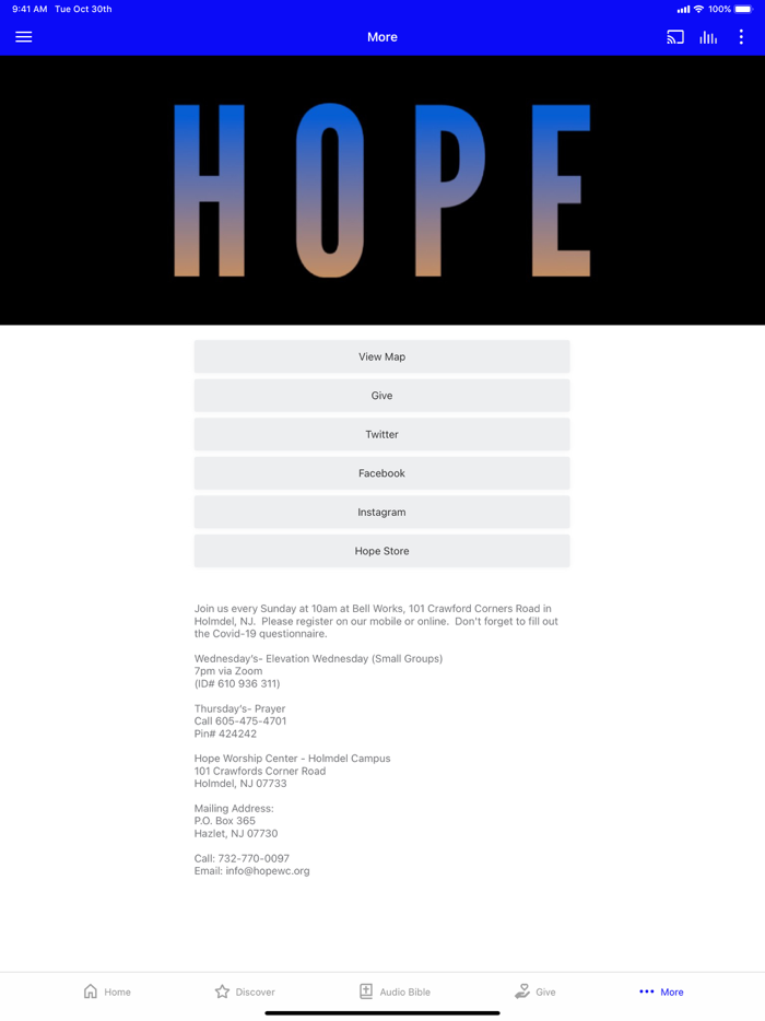 Hope Worship Center NJ