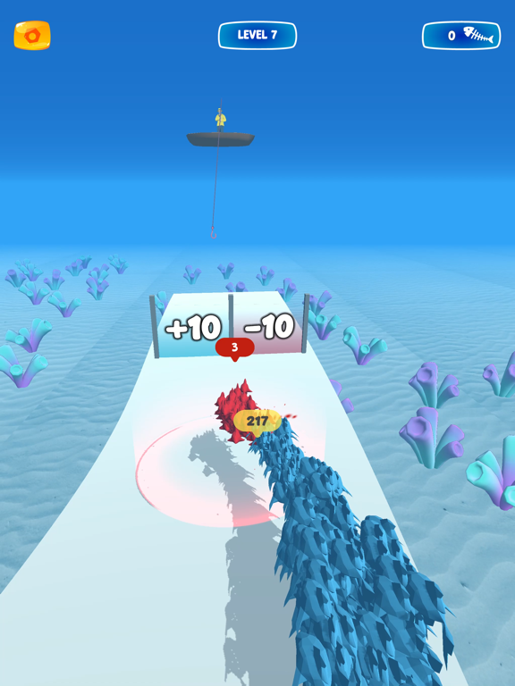 Screenshot #5 pour Crowd Fish 3D
