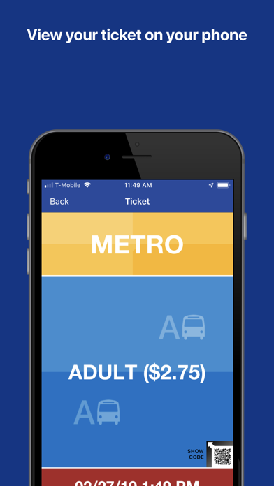 Transit GO Ticket Screenshot