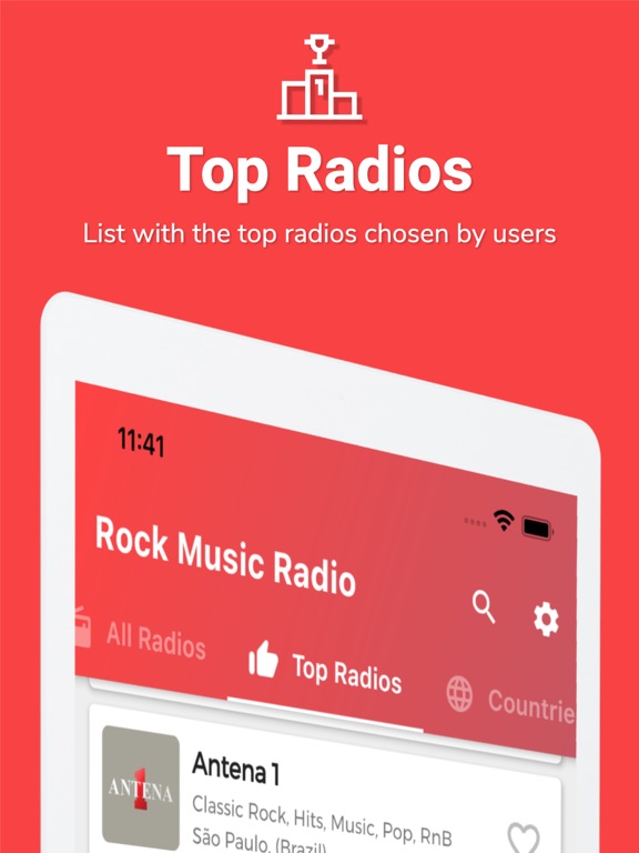 Rock Music - Rock Radio iPad screenshot 7 - Music app
