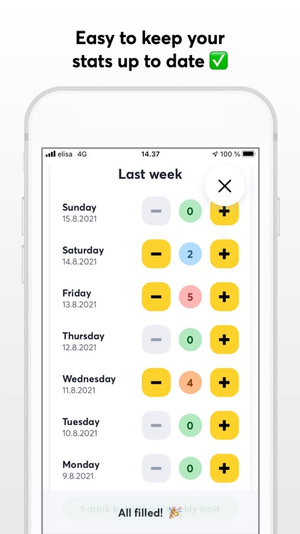 Mille – Alcohol Tracker