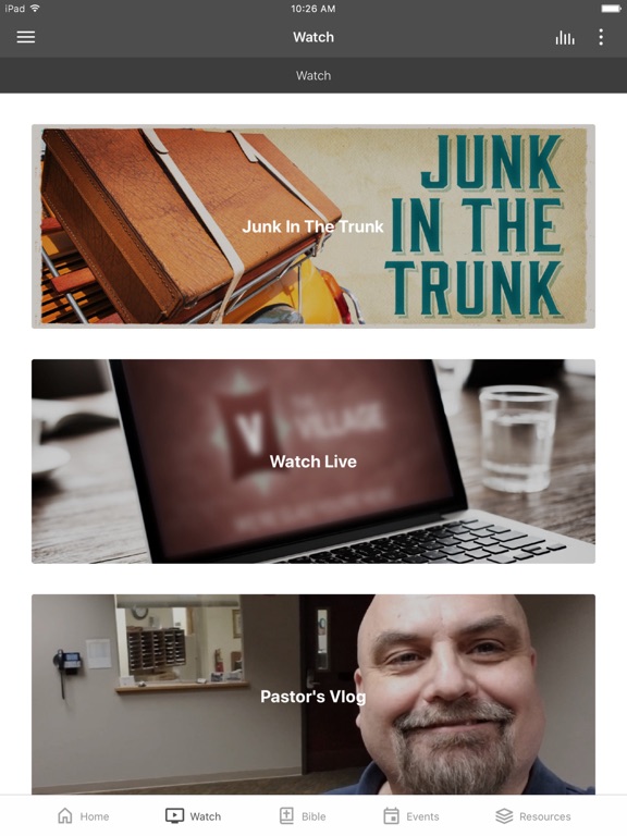 Fairview Village Church iPad screenshot 2 - Lifestyle app