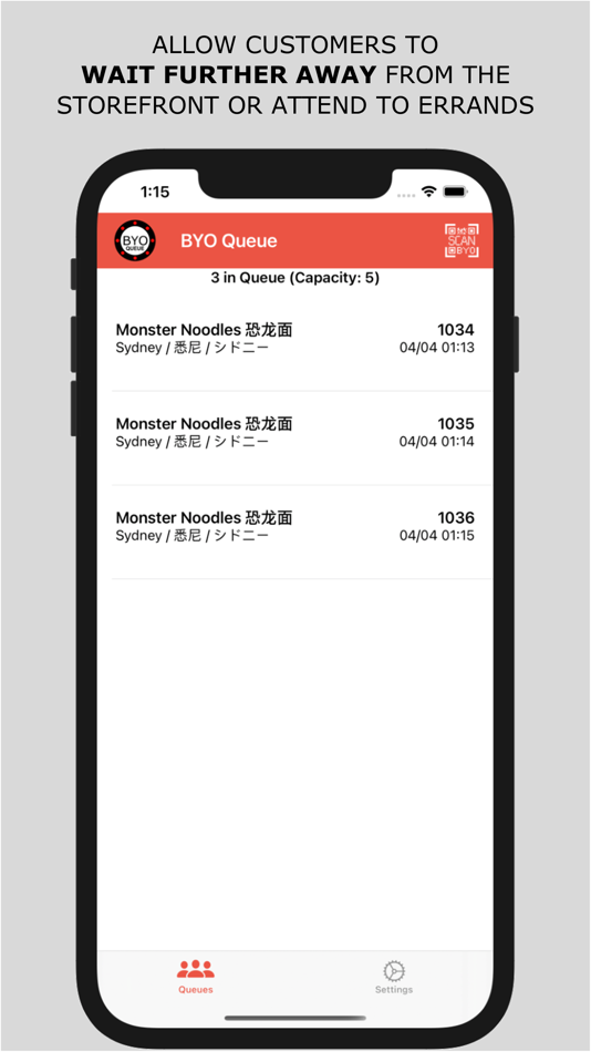 #5. BYO Queue (iOS) 由: BYO Buzzer Pte. Ltd.