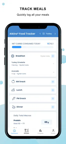 Game screenshot Atkins® Carb & Meal Tracker apk