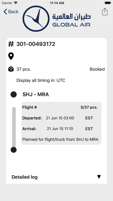 Screenshot #2 pour Global Aviation Cargo Tracking