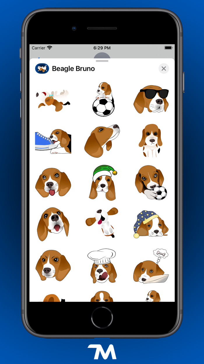 Beagle Bruno Stickers