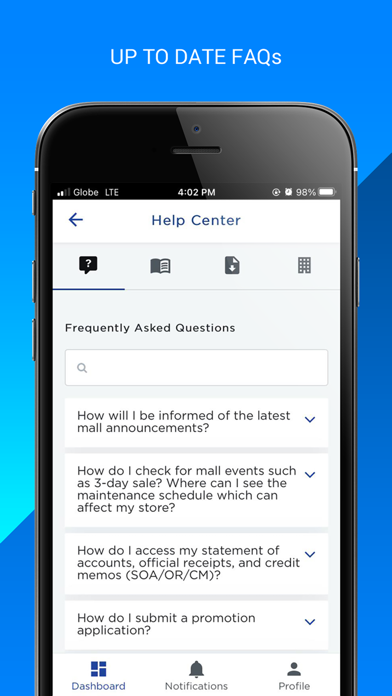 SM Tenant Portal Screenshot