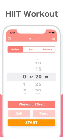 Game screenshot Workout & Interval Timer -HIIT hack