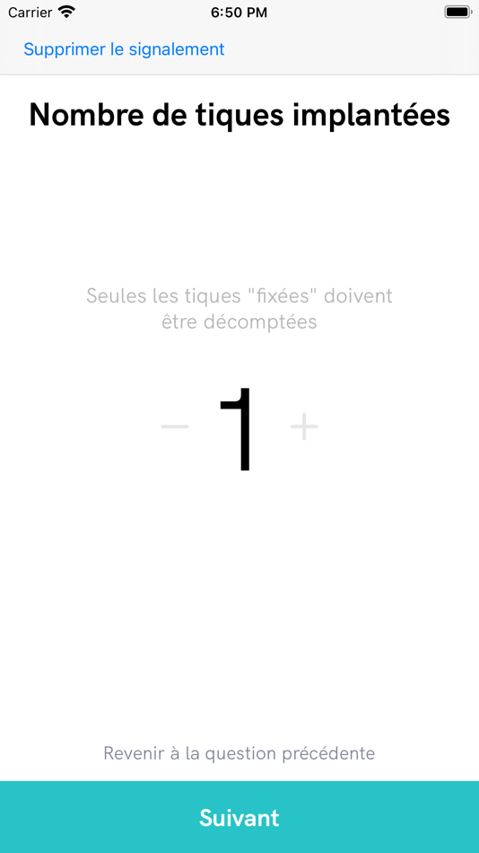 #8. Signalement TIQUE (iOS) 由: INRA