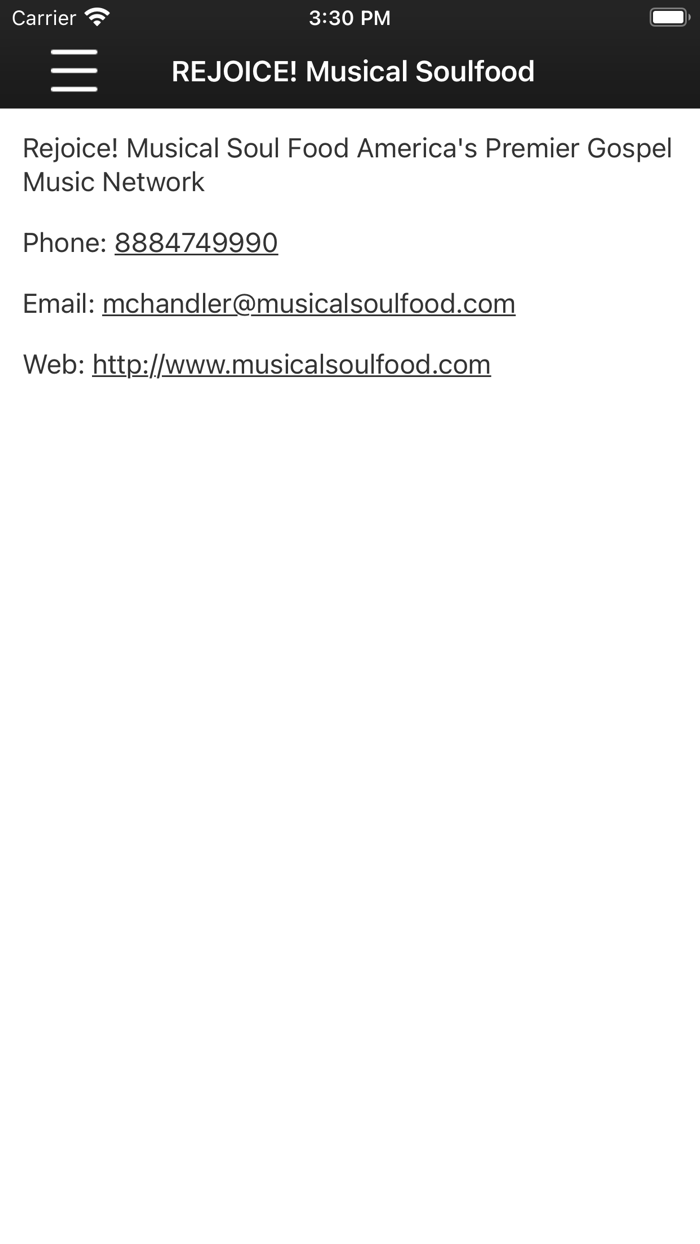 Musical Soul Food Radio