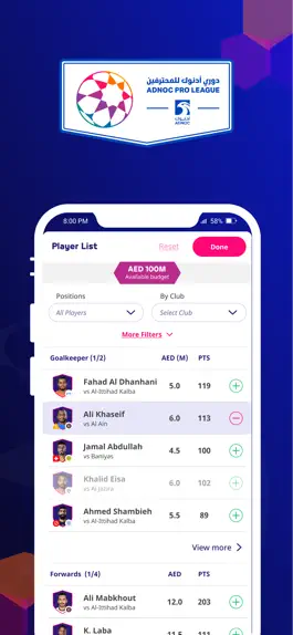 Game screenshot ADNOC PRO LEAGUE Fantasy hack
