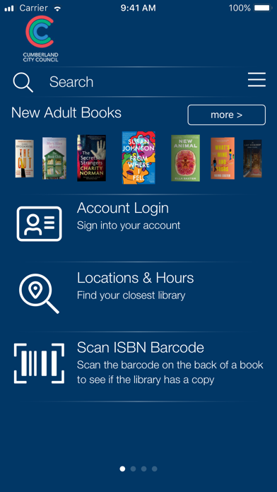 Cumberland Library Service Screenshot