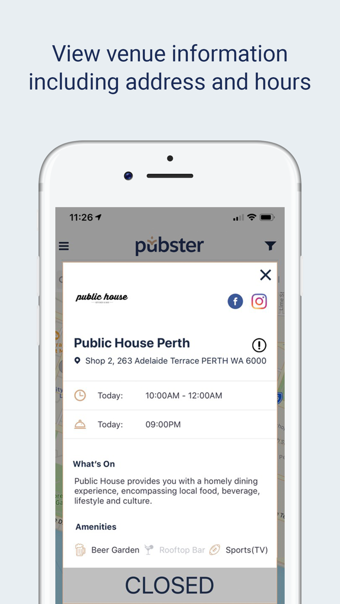 Pubster - Discover Pubs App