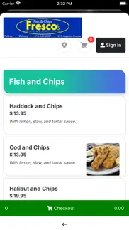 fresco's fish and chips iphone screenshot 2