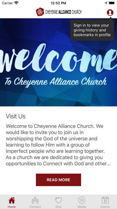 Cheyenne Alliance Church Screenshot