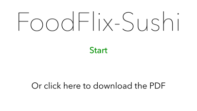Screenshot #1 pour FoodFlix-Sushi