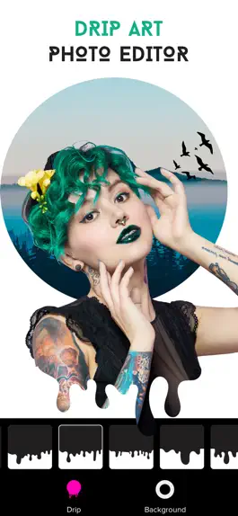Game screenshot Drip Art & Neon Photo Editor mod apk