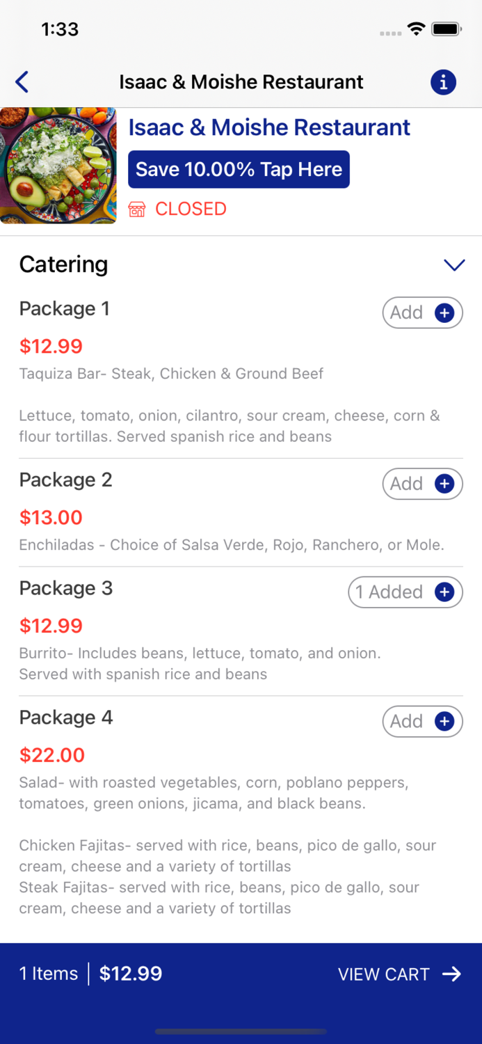 Isaac and Moishe - Restaurant