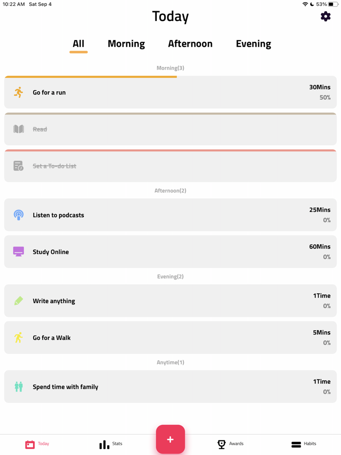 Habit Tracker and Reminder -Rise