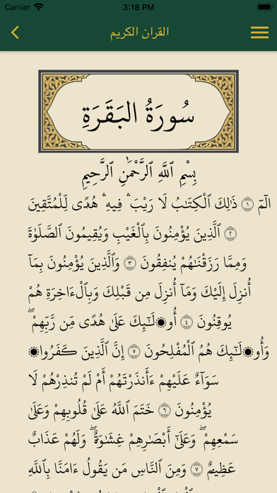 القرآن الكريم والسنة Screenshot