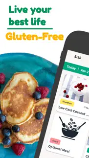 gluten-free diet meal plan iphone screenshot 1