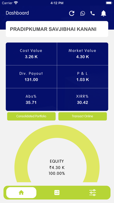 MH MUTUAL FUND Screenshot