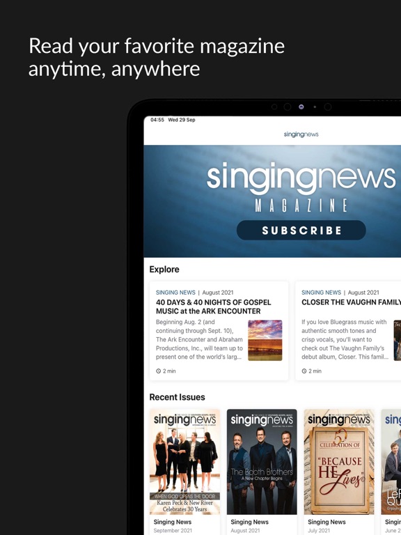 Singing News screenshot 2