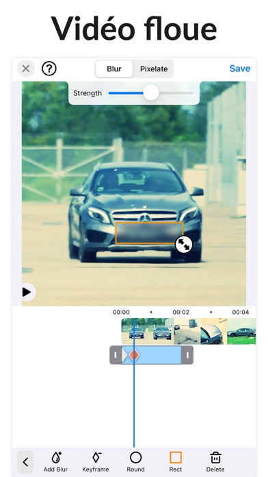 Screenshot #1 pour Éditeur de vidéo flou