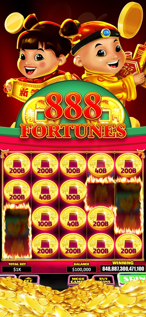 Spin&Win Slots Casino Games - spin-and-win-888-fortunes-slots