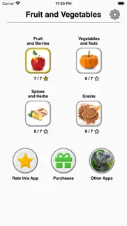 fruit and vegetables - quiz iphone screenshot 3