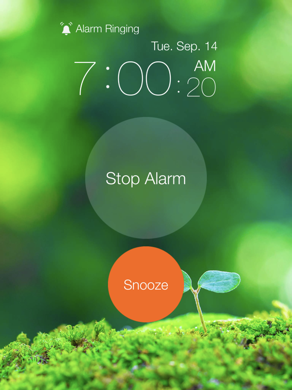 Screenshot #4 pour One Touch Alarm Clock
