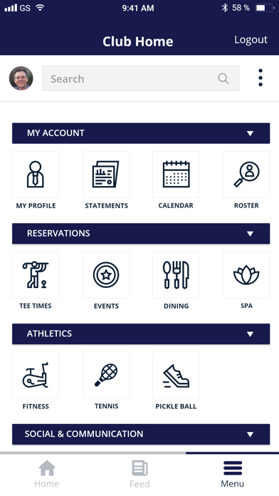 Dallas Athletic Club Screenshot