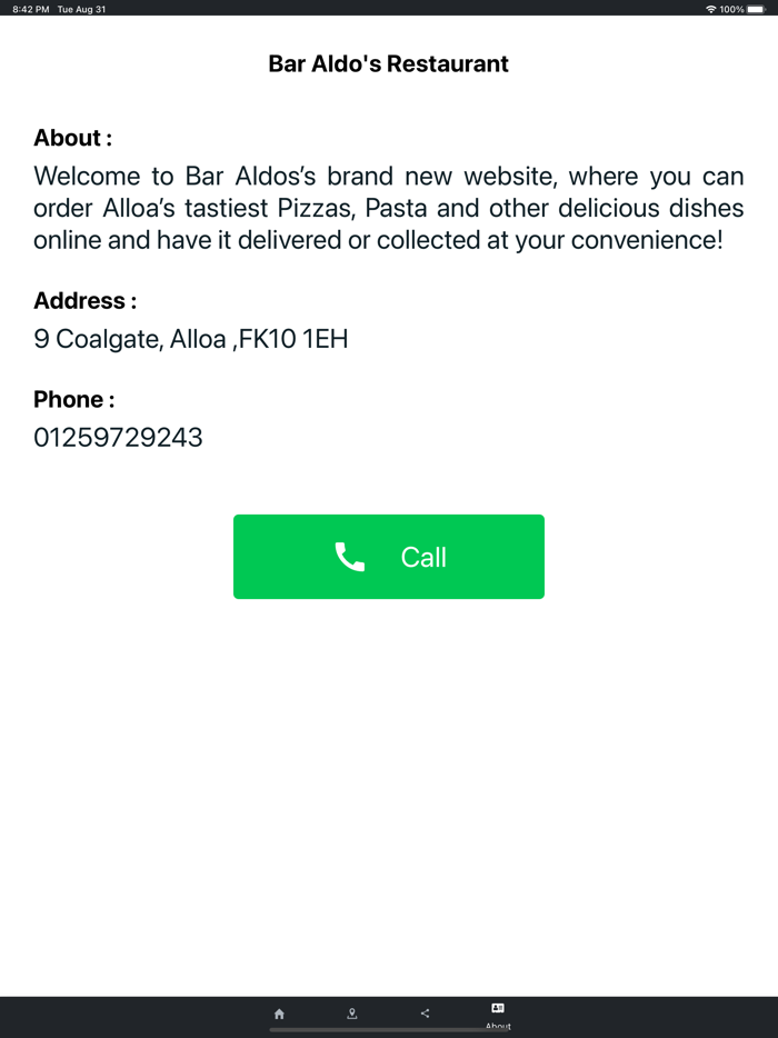 Bar Aldos Restaurant