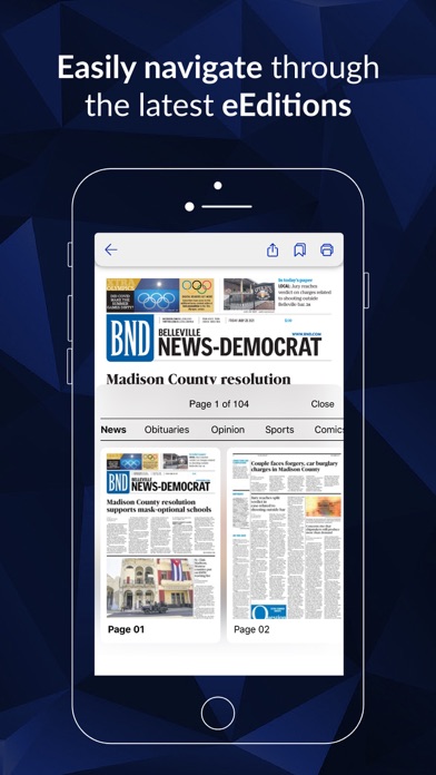 Belleville News Democrat News Screenshot