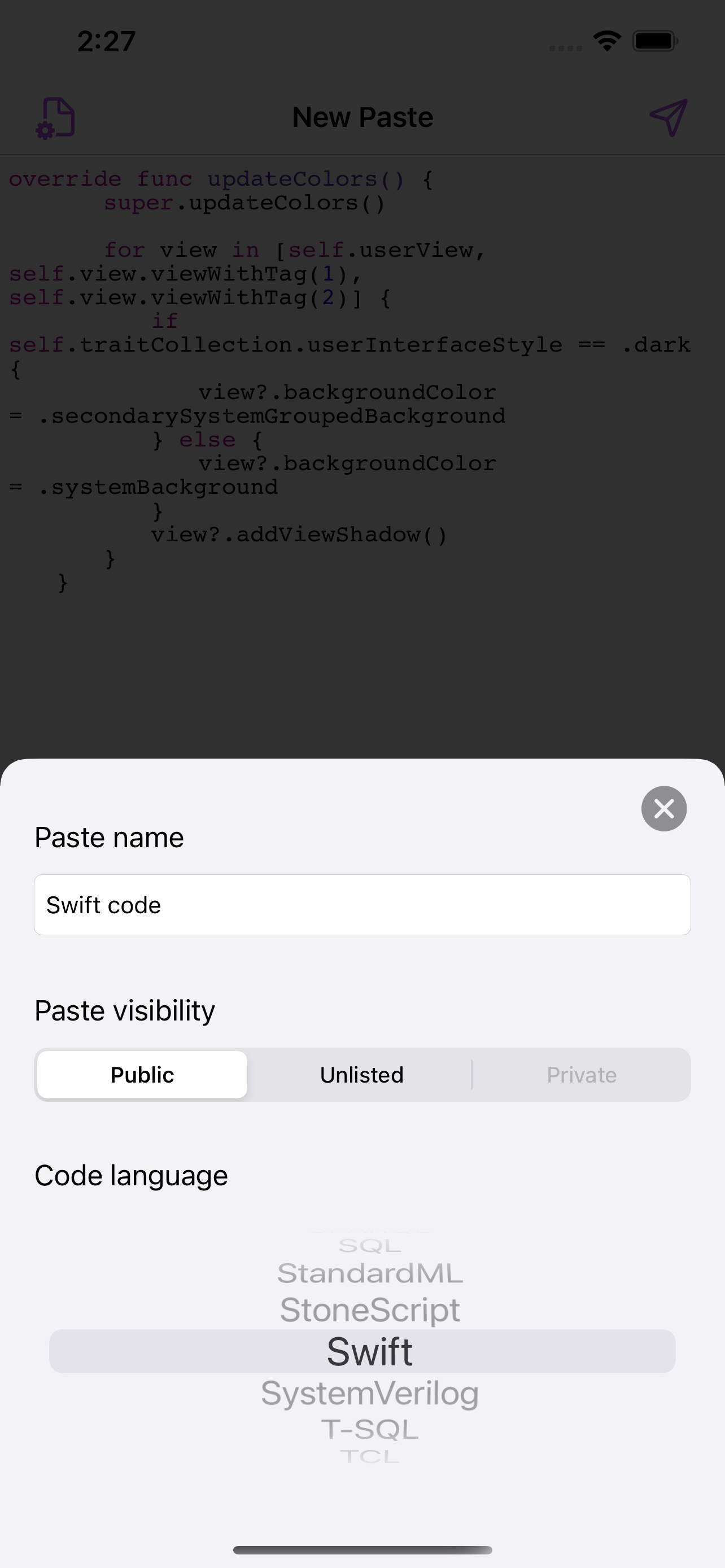 PasteMe - Pastebin Client