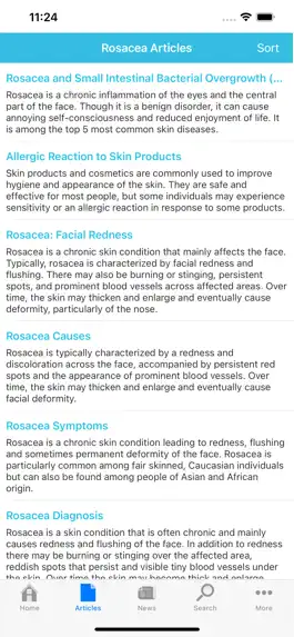 Game screenshot Rosacea by AZoMedical apk